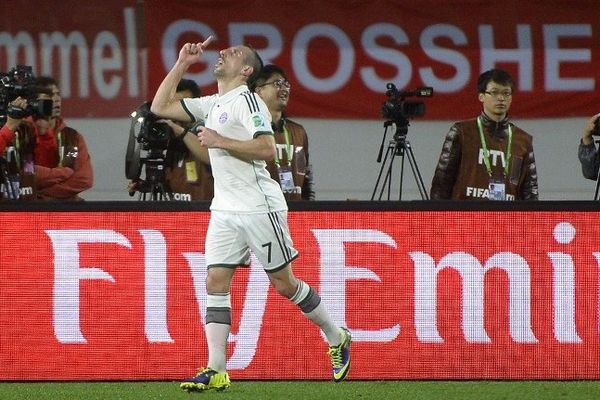 Franck Ribéry a ouvert le score pour le Bayern Munich en demi-finale du Mondial des Clubs contre Guangzhou.