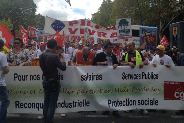 La manifestation régionale accueille aussi des salariés de l'Aude