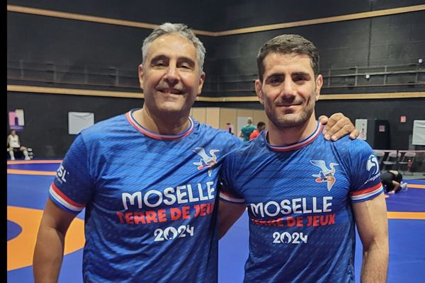 Eric Cirk et Jamal Valizadeh au village olympique