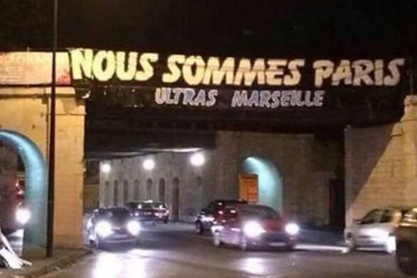 Solidarité avec Paris pour les Ultras marseillais