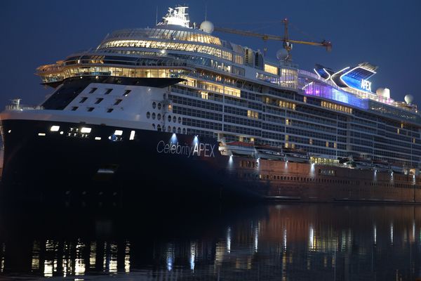 Le Celebrity Apex, construit aux Chantiers de l'Atlantique pour l'armateur Celebrity Cruises devait être livré le 21 mars et quitter Saint-Nazaire le lendemain.