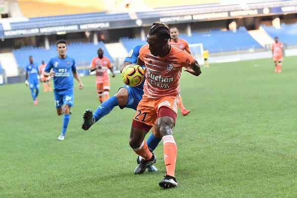 Les joueurs de l'ASB se sont inclinés face à Ajaccio ce samedi au stade de la Mosson