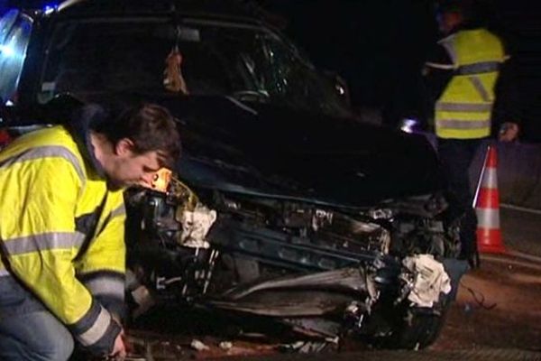 Le véhicule des deux piétons était à l'arrêt, en panne d'essence