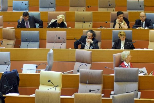 Une séance du conseil régional d'Ile-de-France, le 2 juillet 2007.