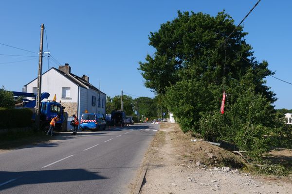 Les trois piétons ont été blessés. Une femme de 49 ans est décédée après l'accident.