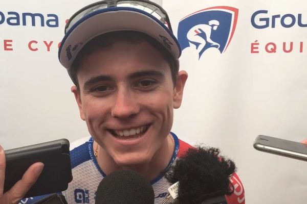 David Gaudu, Groupama-FDJ, pourrait tenter de se distinguer lors de l'étape Brest / Mûr-de-Bretagne. 