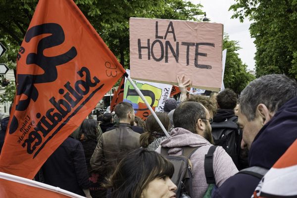 Une manifestation de professeurs a eu lieu Place du Trocadéro en avril dernier pour dénoncer la situation des établissements scolaires en Seine-Saint-Denis.