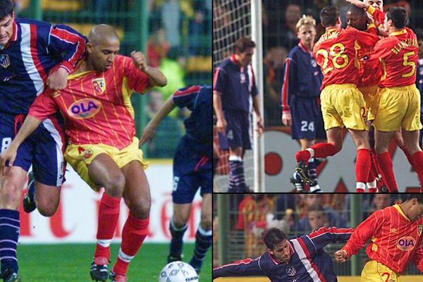 RC Lens-Atletico Madrid, le 10 mars 2000.