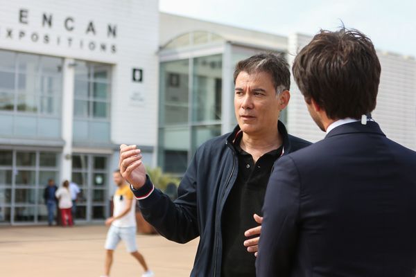 Olivier Faure, premier secrétaire du parti, l'année dernière à La Rochelle. 