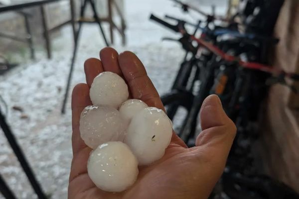 Des grêlons de la taille de balles de golf sont tombés sur le Capcir ce vendredi 2 août.