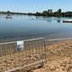 Baignade interdite au lac de Beaumont-Saint-Cyr, à cause d'une présence trop importante de cyanobactéries.