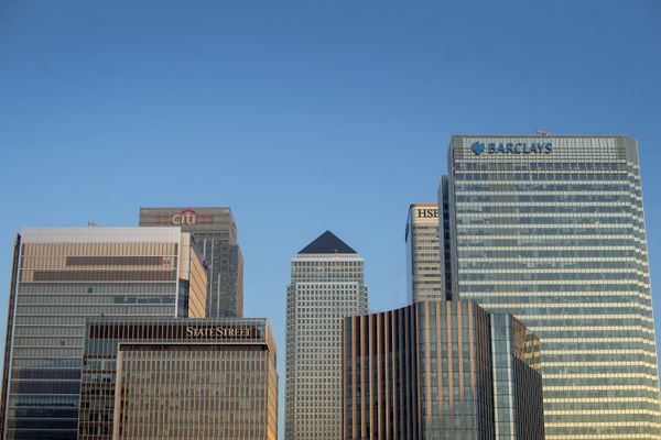 Le quartier d'affaires de Canary Wharf à Londres, où siègent plusieurs grands groupes bancaires.