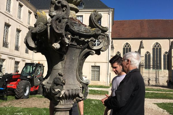 Les oeuvres monumentales du jardin ont été déménagées