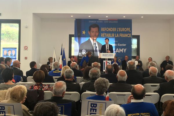 Réunion publique à San Giuliano ce matin pour François-Xavier Bellamy