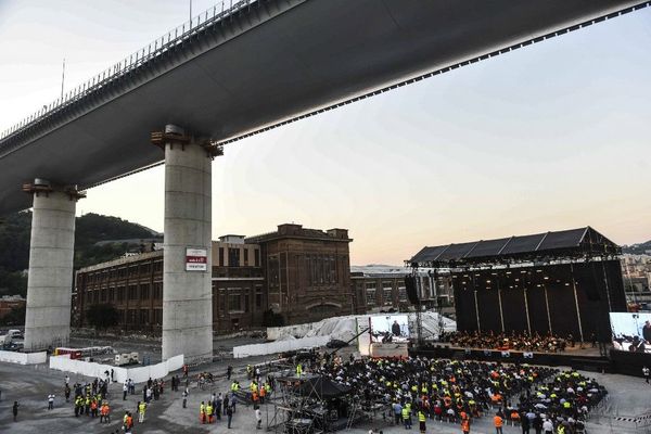 Le pont de Gênes a été reconstruit en un an. 