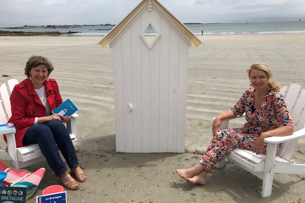 Sophie Tal Men, invitée de la Cabine de Pages à Larmor-Plage