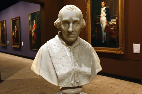 Buste du Pape Pie VII exposé au Grand Palais en 2006