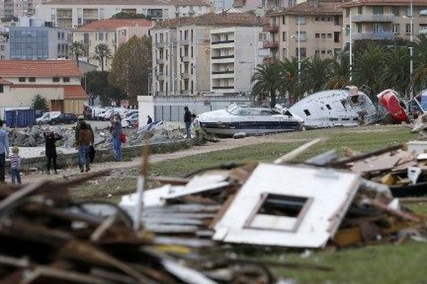 Les ravages de la tempête Adrian, deux jours après son passage à Ajaccio, le 31 octobre 2018.