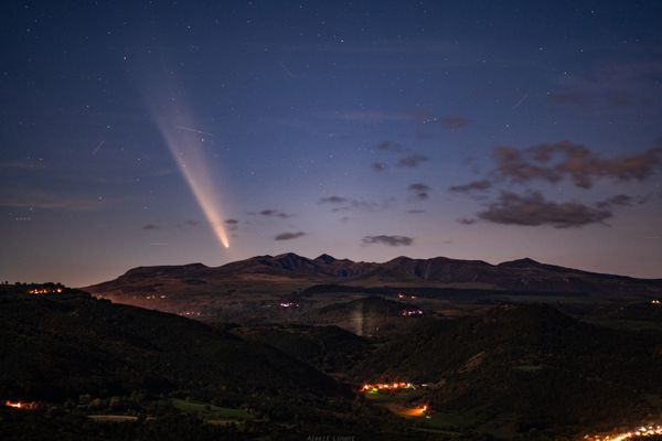 Une comète était visible dans le ciel d'Auvergne le 13 octobre.