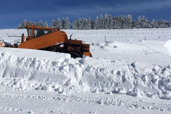 La neige est tombée en abondance dans le Pilat 