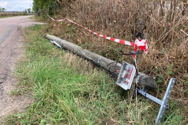 Le lieu de l'accident.