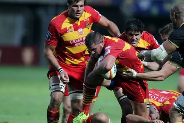 En Pro D2, les rugbymen catalans se sont imposés au stade Aimé Giral contre Mont de Marsan sur le score de 14 à 9