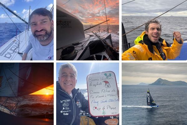 Noël avec les trois skippers normands du Vendée Globe