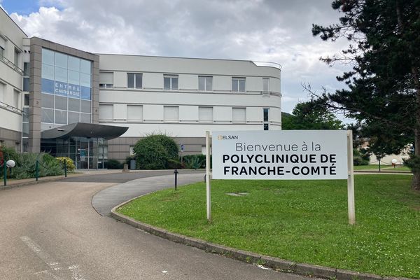 La Polyclinique de Franche-Comté, à Besançon (Doubs), en juin 2024.