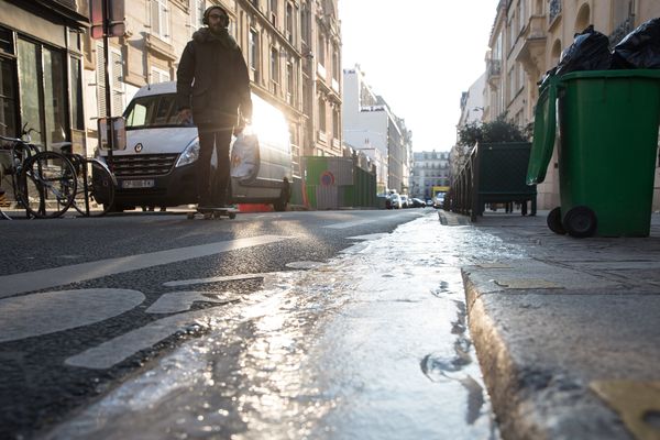 Le froid à Paris, le 28 février 2018.