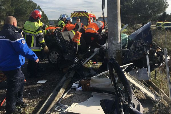 L'accident a été très violent.