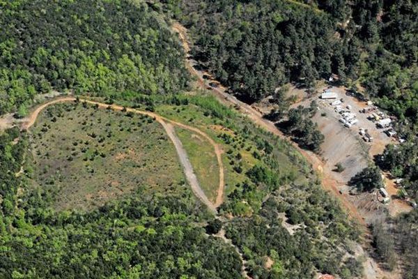 Les mines de Saint-Félix de Pallières, dont l'expoitation s'est arrêtée en 1971.