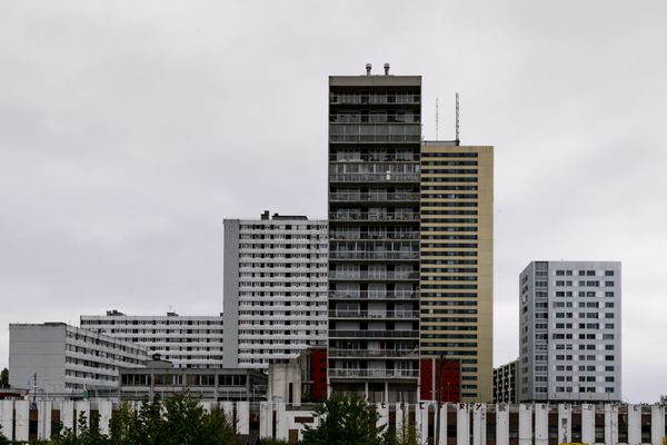 Barres d'immeubles à Montreuil en Seine-Saint-Denis