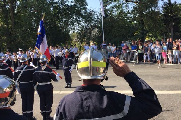 L'inauguration du centre de secours et incendie de Reugny (Indre-et-Loire) s'est déroulé samedi 1er septembre 2018