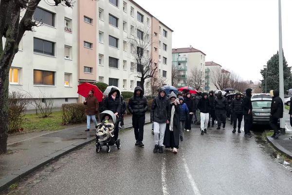 Hommage à Rayan, percuté le 1er janvier par un chauffard