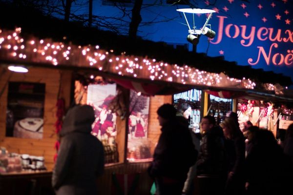 Illustration : le marché de Noël de Montbéliard 