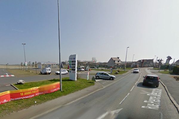 Rue Pierre Decocq à Bray-Dunes, où a eu lieu l'accident.