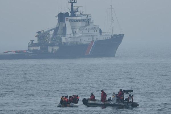 10 migrants ont été secourus par la marine nationale au large de Boulogne-sur-Mer