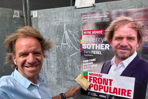 Thierry Sother, collaborateur de Catherine Trautmann, a été élu dans la 3e circonscription du Bas-Rhin avec 43,27% des voix.