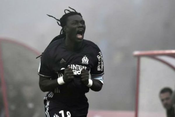 La joie de Bafé Gomis après son but.