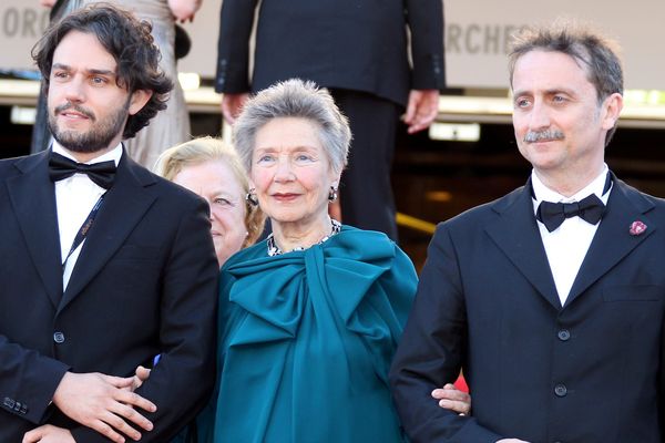 Emmanuelle Riva, le 20 mai 2013 à Cannes, pour présenter Amour, de Michael Haneke