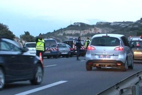 L'homme a été tué alors qu'il conduisait sur la voie de gauche de l'A7 peu avant le péage de Lançon-de-Provence