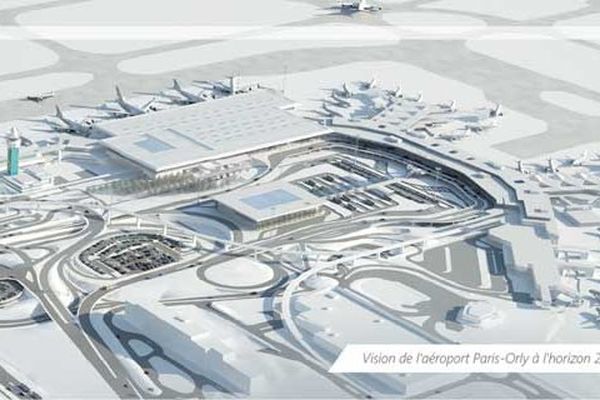 Une vision de l'aeroport d'Orly à l'horizon 2020.