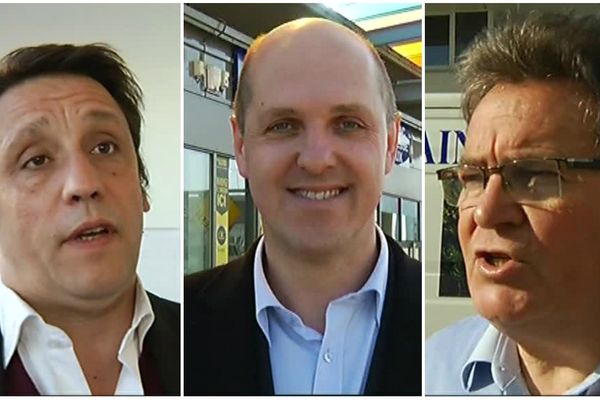 Olivier Girardin (PS), Yves Rehn (UMP), Jean-Louis Defontaine (UDI).