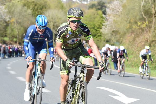  Romain Le Roux (Armée de Terre) lors du 50 ème Tour de Bretagne Plancoët-Lannion (4 ème étape)