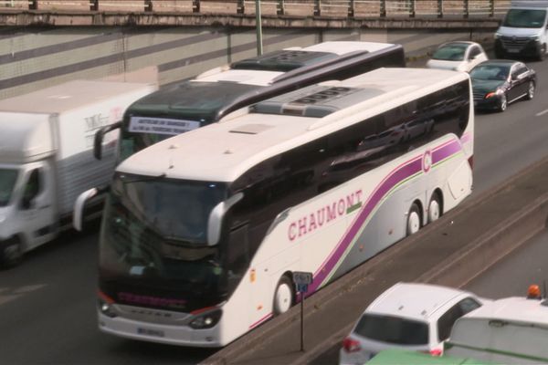 La manifestation a rassemblé 130 autocars.