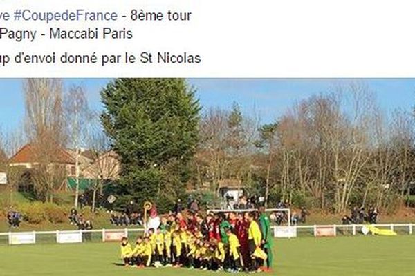 Saint-Nicolas a porté chance au club lorrain en donnant le coup d'envoi !