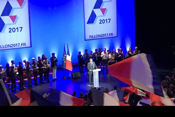 François Fillon était en meeting au Palais des Congrès de Poitiers ce 9 février.