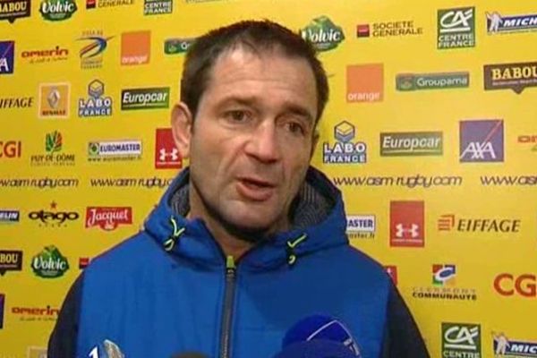 Pour Franck Azéma, entraîneur de l'ASM Clermont Auvergne, il ne faut "pas se relâcher".