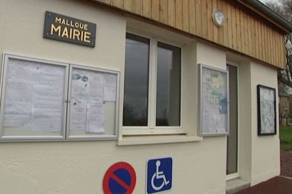 La mairie de Malloué, 3 février 2014