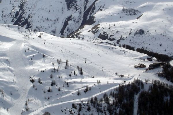 La station de Valloire, en Savoie